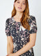 Ex Roman Stone Abstract Print Jersey Midi Tea Dress