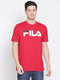 Crew Neck Eagle Logo Cotton Jersey Basic T shirt