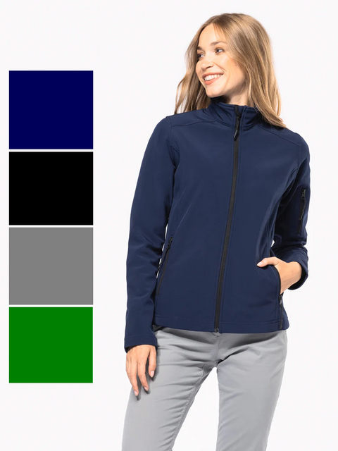 Ladies Kariban Softshell Zip Jacket