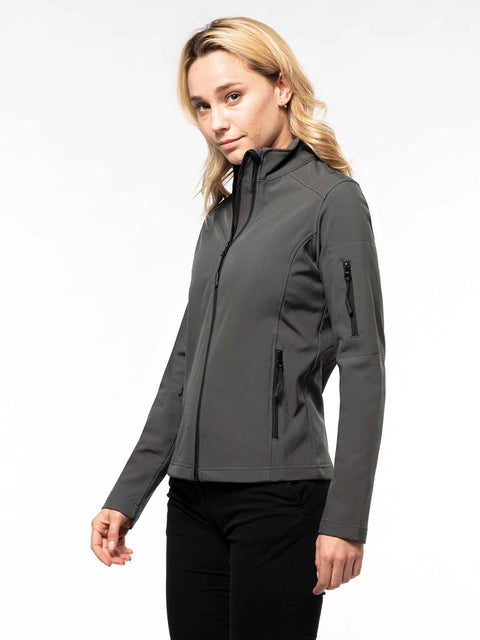 Ladies Kariban Softshell Zip Jacket