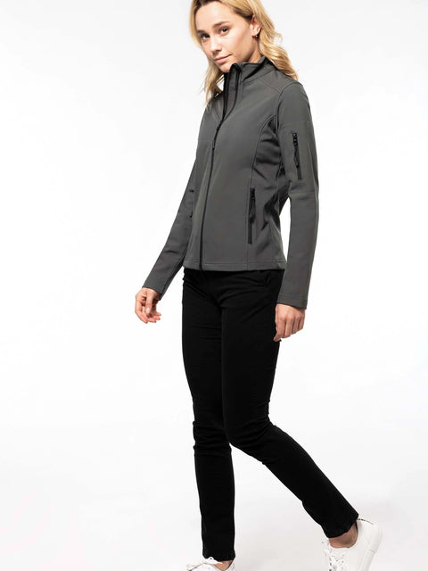 Ladies Kariban Softshell Zip Jacket