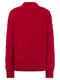 Papaya Ladies V Neck Collared Cable Jumper