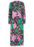 Ex Papaya Ladies Long Sleeve Print V Neck Floral Dress
