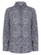 Ex Dorothy Perkins Blue White Pebble Print Button Shirt Blouse