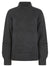 Ladies Soft Feel Pearl Sleeve Turtleneck Knit Jumper