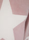 Ladies Pink Star Print Hooded Lightweight Jumper Top