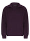 Ladies V Neck Ribbed Collared Cable Knit Jumper Pink / Purple
