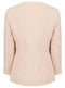 Ladies Fully Lined 3/4 Sleeves Single Breasted Collarless Blazer Jacket
