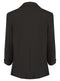 Ladies Long Sleeve Open Front Blazer Jacket In Black