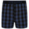 Mens 6 Pack Buffalo Check Polycotton Woven Button Front Boxer Shorts