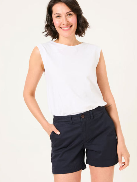 Ex Fat F*ce Ladies Padstow Cotton Chino Shorts