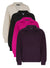 Ladies V Neck Ribbed Collared Cable Knit Jumper