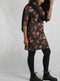 Ex Weird Fish Shafika Printed Jersey Dress Large Floral Print