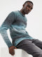 Mens Ombre Wool Blend Soft Knitted Jumper