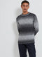 Mens Ombre Wool Blend Soft Knitted Jumper