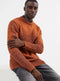 Mens Ombre Wool Blend Soft Knitted Jumper