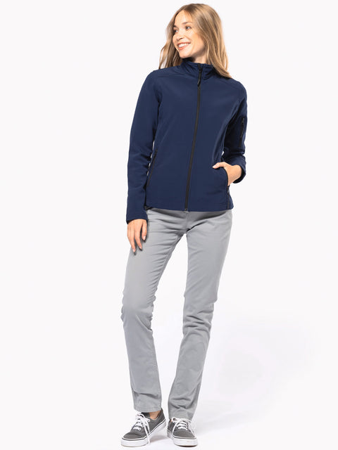 Ladies Kariban Softshell Zip Jacket