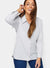 Ex M&Co Grey Button Through Tunic Shirt