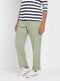 Ladies Green Cargo Pocket Trousers