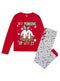 Ladies Christmas Pudding Jersey Pyjama Set