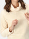 Ex Regatta Women's Bardou Fluffy Jumper Fleece Navy Cream