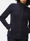 Regatta Women's Honestly Made Recycled Full Zip Fleece Black Navy