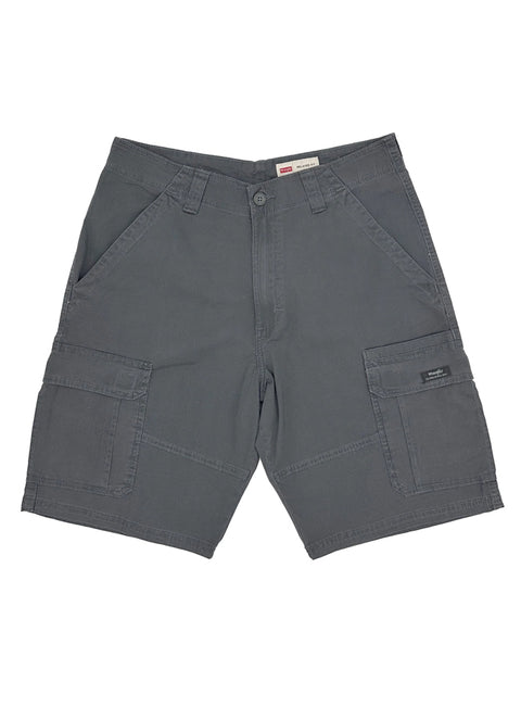 Mens Wrangler Authentics Cargo Shorts Grey