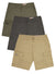 Mens Ex Wrangler Cotton Pocket Cargo Shorts Beige Grey Khaki