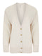 Ladies Capsule Button Through Knit Cardigan Grey Pink Black Beige
