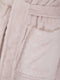 Ladies Slumber Party Cosy Super Soft Pink Knee Length Dressing Gown