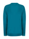 Ladies Ex Bon Marche Diamante Jewel Front Crew Neck Jumper