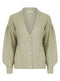 Ladies Diamante Button Pocket Front Cardigan