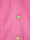 Ladies Diamante Button Pocket Front Cardigan