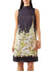 Ex Hobbs Floral Print Sleeveless Satin Delilah Tunic Dress RRP £159