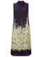 Ex Hobbs Floral Print Sleeveless Satin Delilah Tunic Dress RRP £159