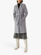 Ex Warehouse Clean Belted Coat Jacket Tan / Grey!