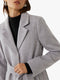 Ex Warehouse Clean Belted Coat Jacket Tan / Grey!