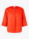 Ex Monsoon Scarlet Linen Top With Button Detail