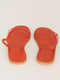 Ex Warehouse Ladies Orange Skinny Strap Sandals