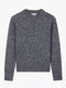 Ex Warehouse Cosy Tweed Knit Jumper In Grey