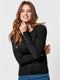 Ex M&CO Crew Neck Button Sleeve Detail Jumper 10 Colours