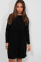 Ex Simply Be Black Half Sleeve Jersey Smock Dress Tunic