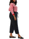 Ex Levi Straus Signature Plus Wide Leg Pull On Crop Trouser