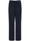Ladies Linen Blend Tie Belt Straight Leg Trouser 3 Colour