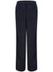 Ladies Linen Blend Tie Belt Straight Leg Trouser 3 Colour