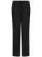 Ladies Linen Blend Tie Belt Straight Leg Trouser 3 Colour
