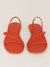 Ex Warehouse Ladies Orange Skinny Strap Sandals