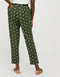 Ex Monsoon Francine Floral Jogger Trousers In Pure Linen