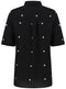 Ex Chainstore Short Sleeve Black Spot Blouse Shirt