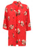 Ex Atmosphere Red Floral Kimono Boho Wrap